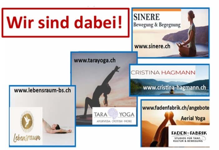 Yoga Parcours, Freitag 21. Juni 2024 in Basel